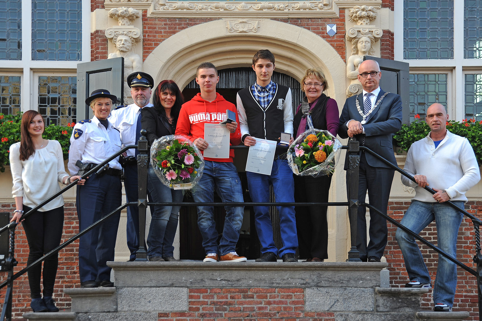 uitreiking legpenning