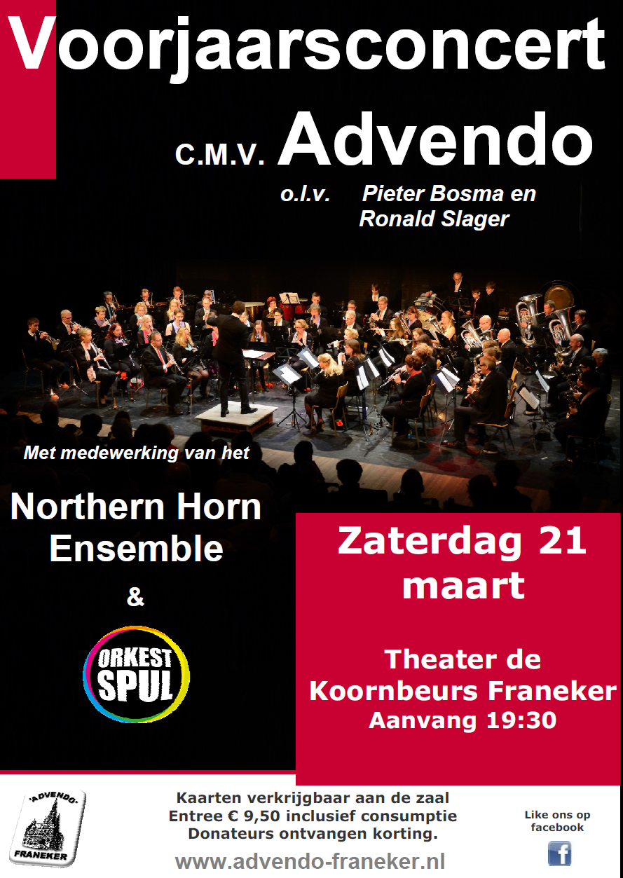 Poster voorjaarsconcert 2015
