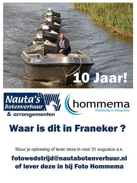 11 - Fotowedstrijd Nauta's Botenverhuur