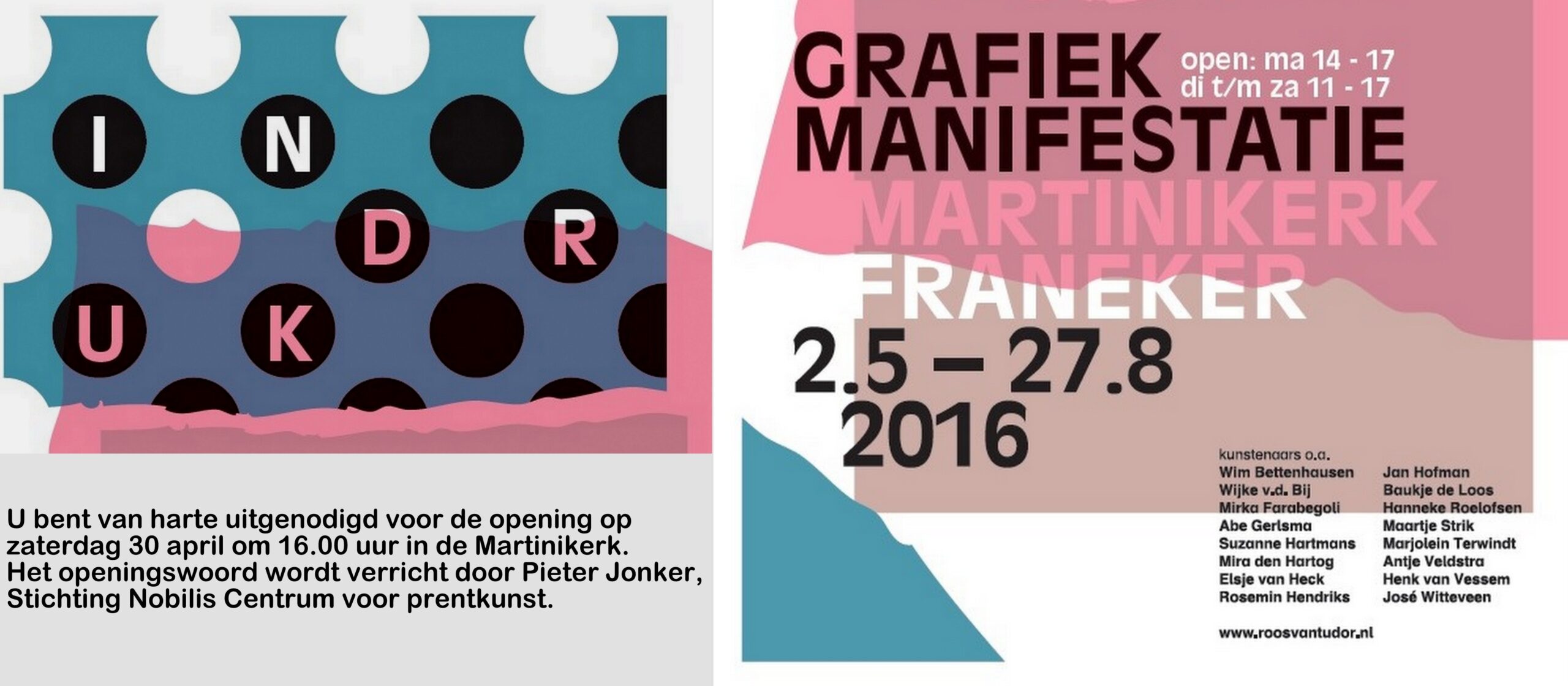 Uitnodiging opening in martinikerk 30 april