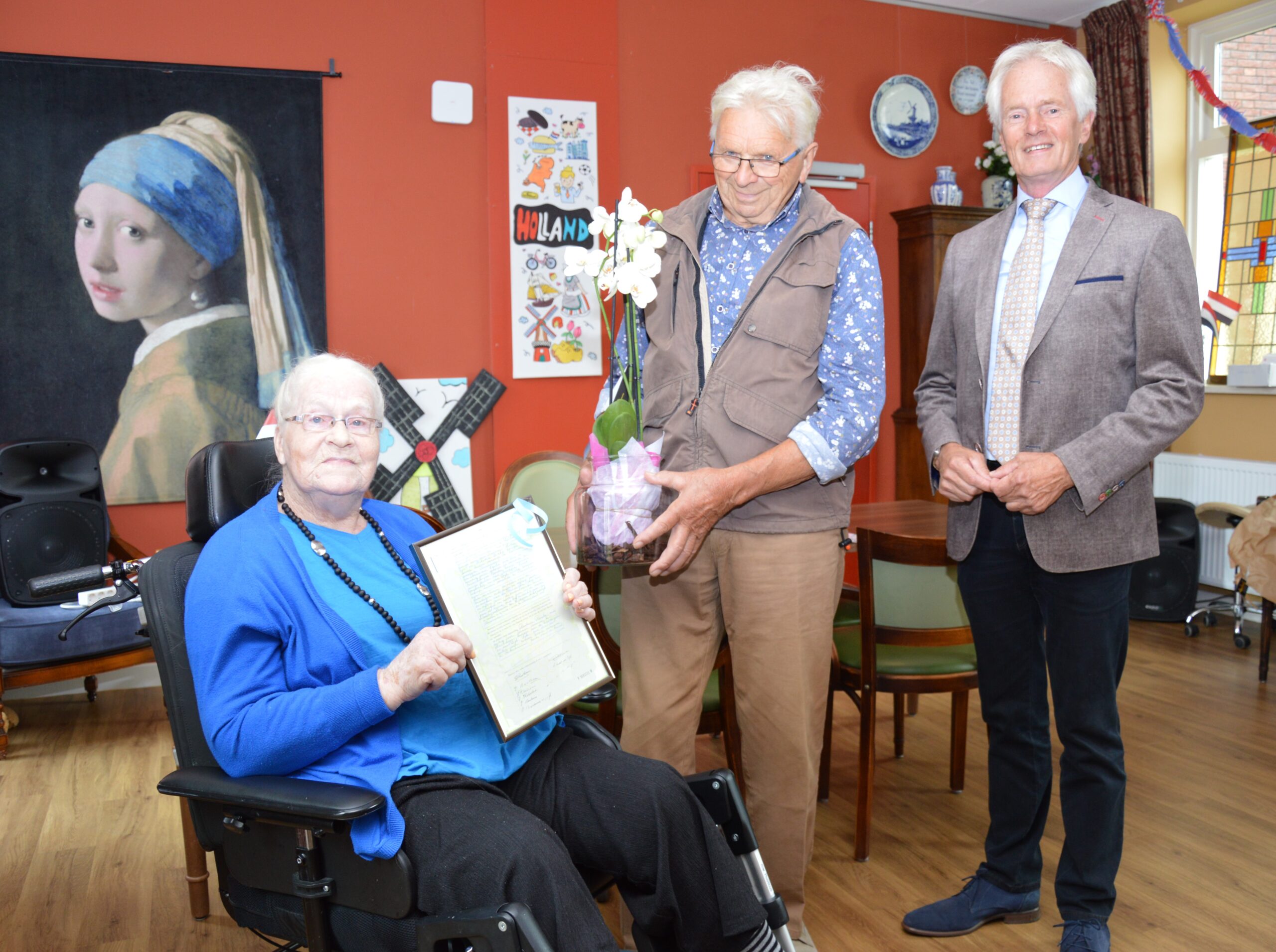 60-jarig huwelijksjubileum van Cornelis Rusticus en Emilie Bantema