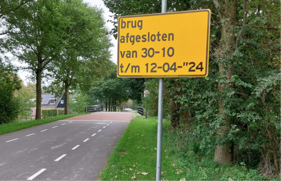 Werkzaamheden nieuwe brug Hitzum gaan beginnen