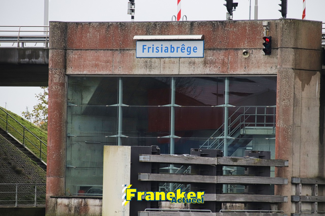 Frisiabrêge in Franeker vanavond vanaf 20.00 uur afgesloten