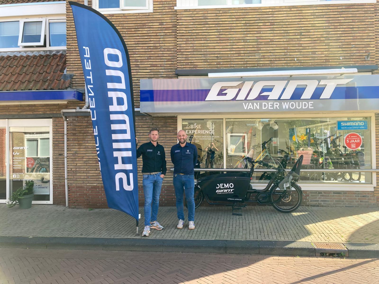 Werkplaats Giant Store van der Woude behaalt predicaat Shimano Service Center