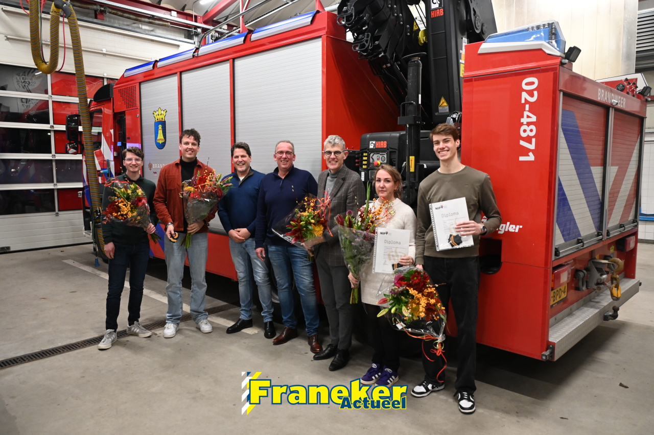 Burgemeester spreekt waardering uit tijdens korps avond Brandweer Franeker