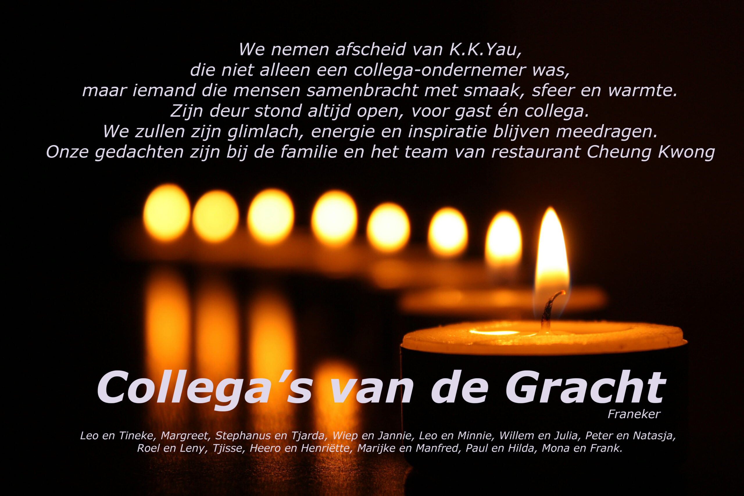 † In memoriam K.K. Yau