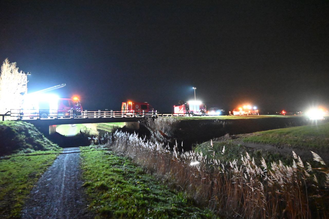 PostNL scooter in het water aangetroffen bij Ingelum
