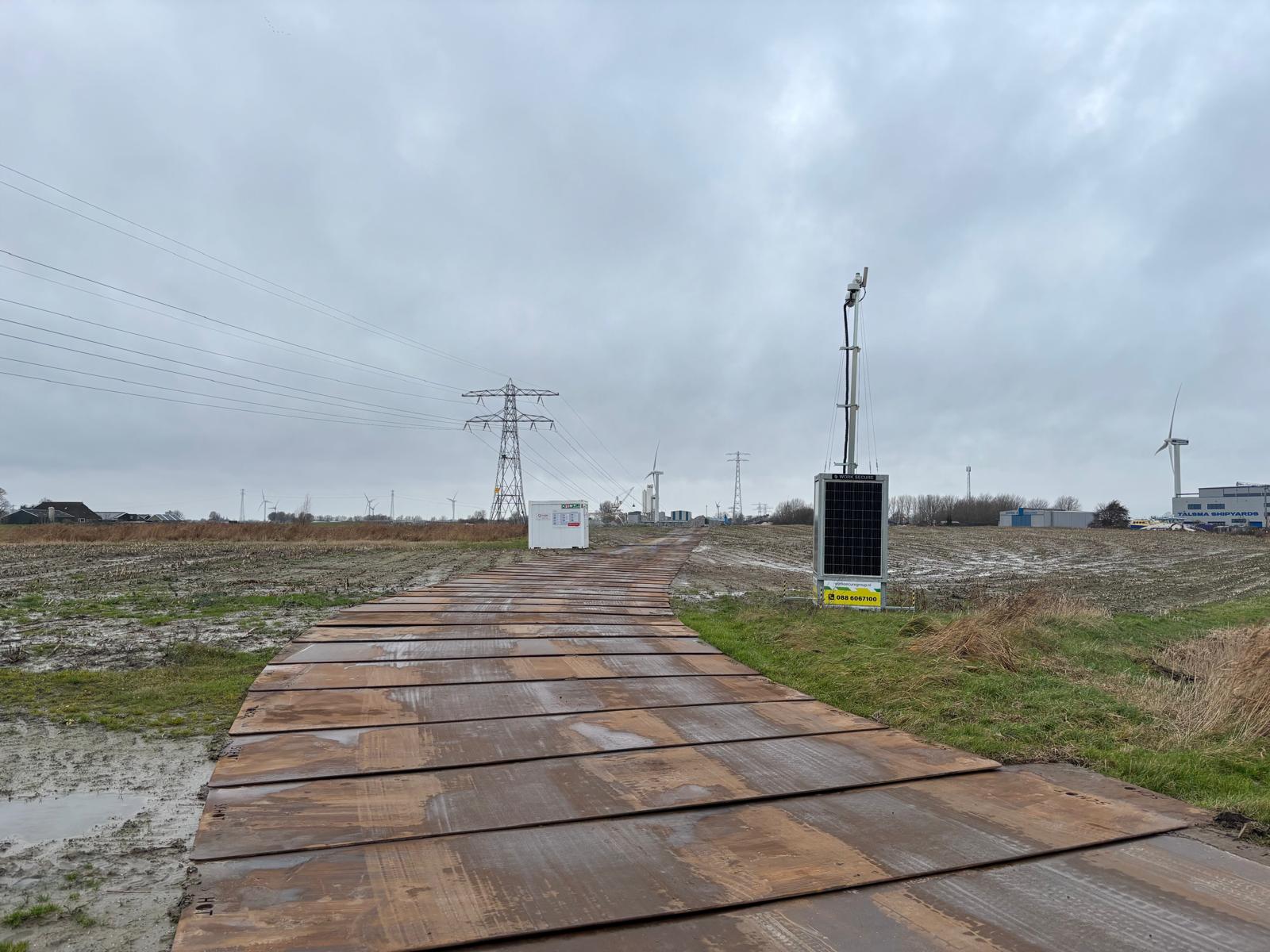 Herstelwerkzaamheden hoogspanningsverbinding Franeker verlopen volgens planning