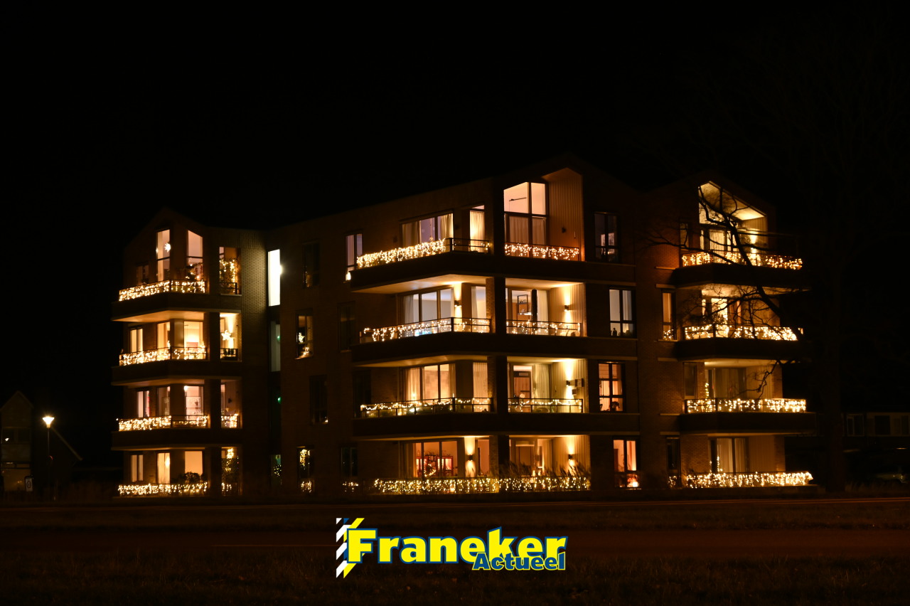 Rondje Franeker in kerstsfeer