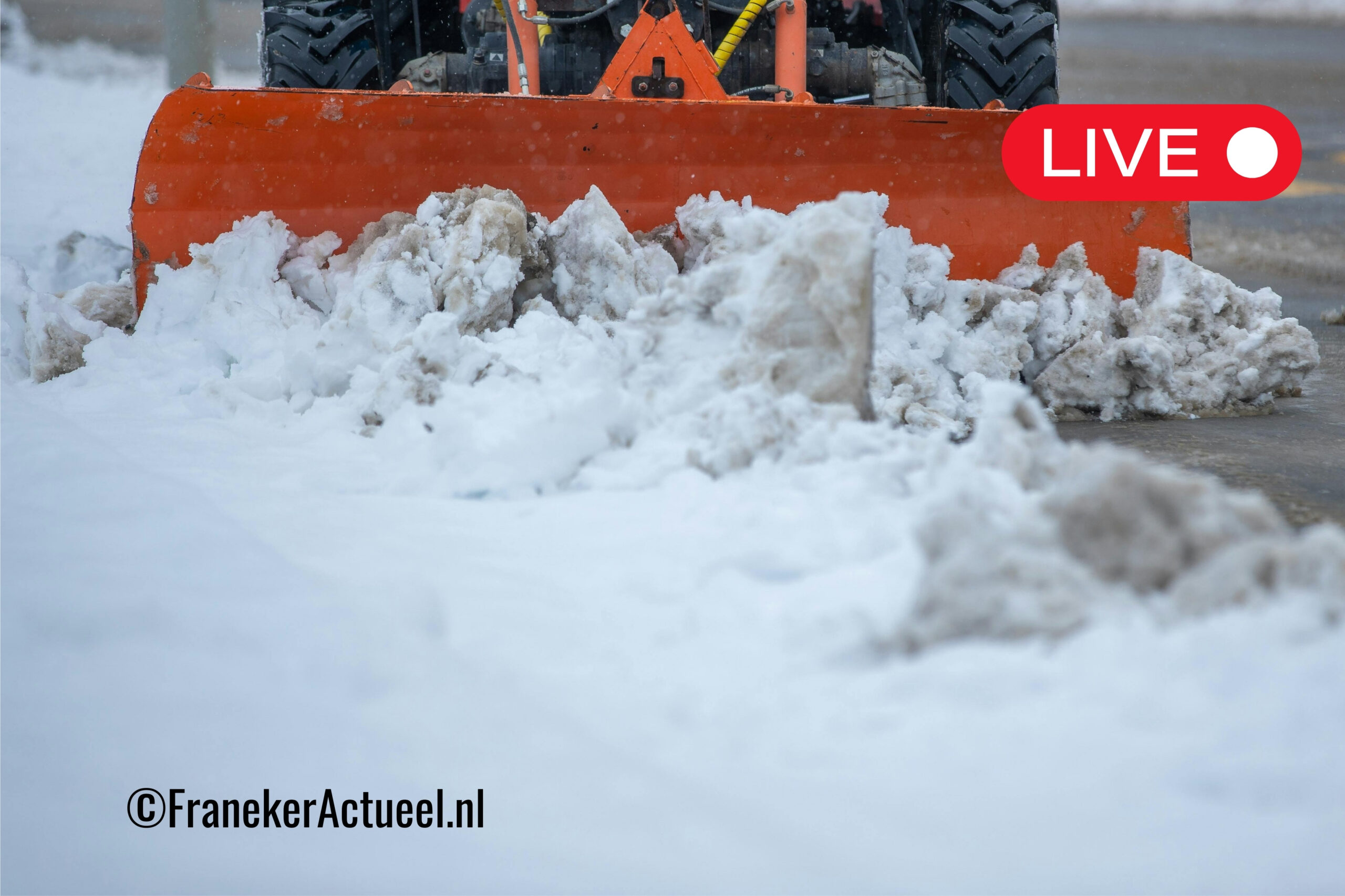 Liveblog: Code oranje in Friesland door sneeuw en gladheid
