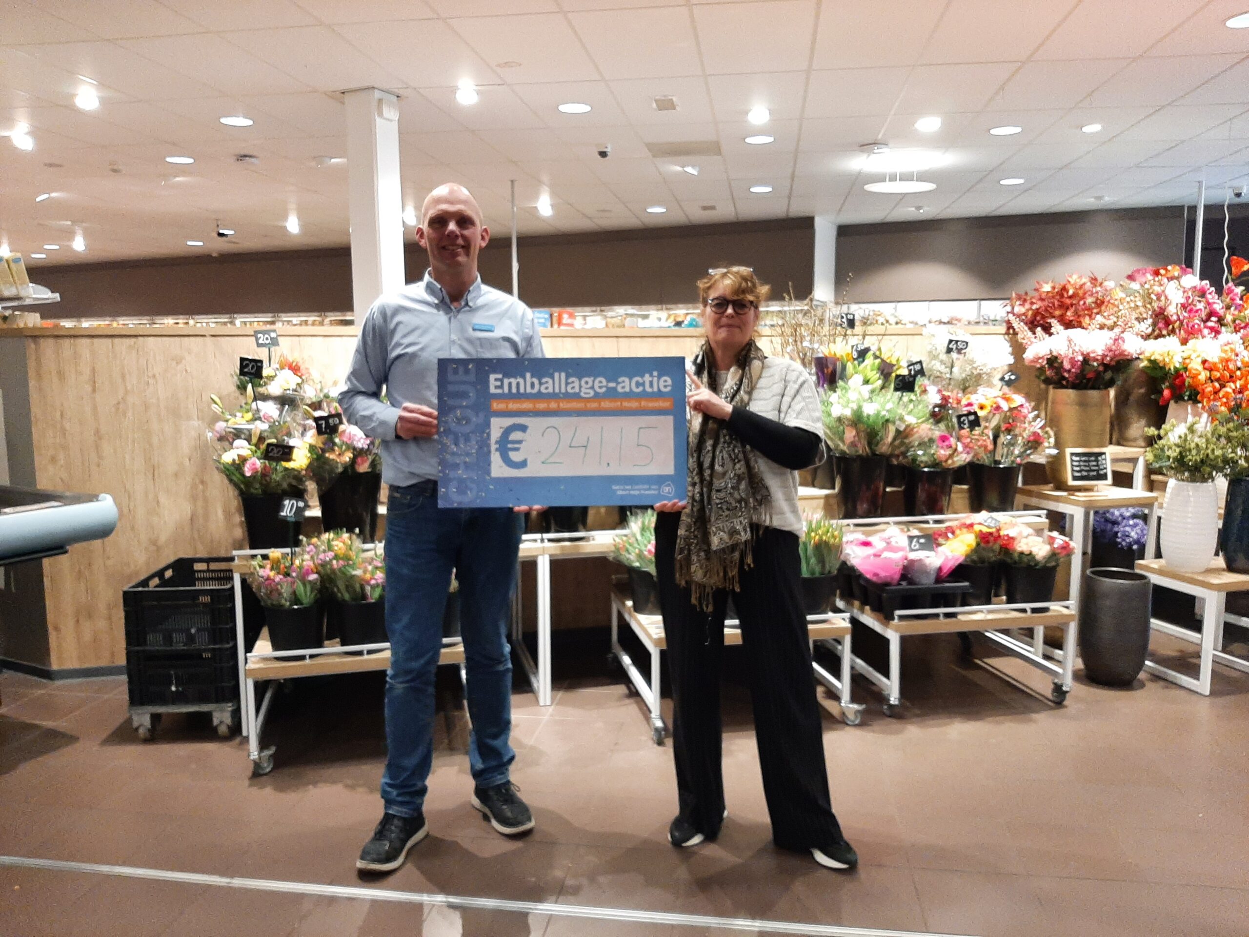 €241,15 via emballageactie voor Zorglocatie Westerpoort