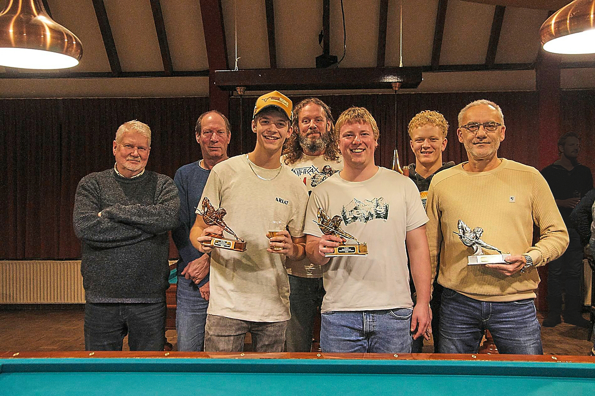 Martijn Broersma winterkampioen biljarttoernooi