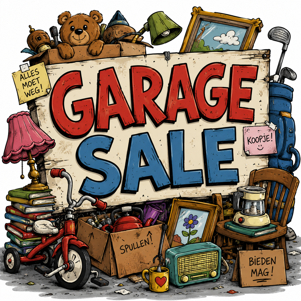Zaterdag: Garagesale Sexbierum en Pietersbierum