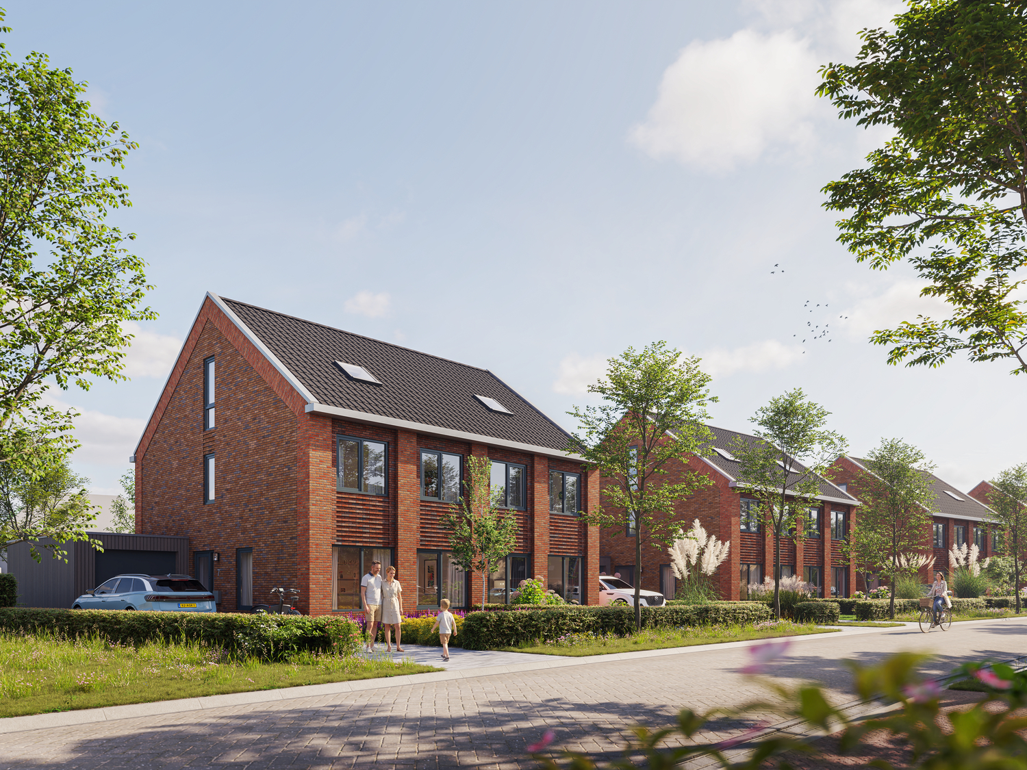 Start verkoop twee-onder-een-kapwoningen Nij Fristho op 18 juni