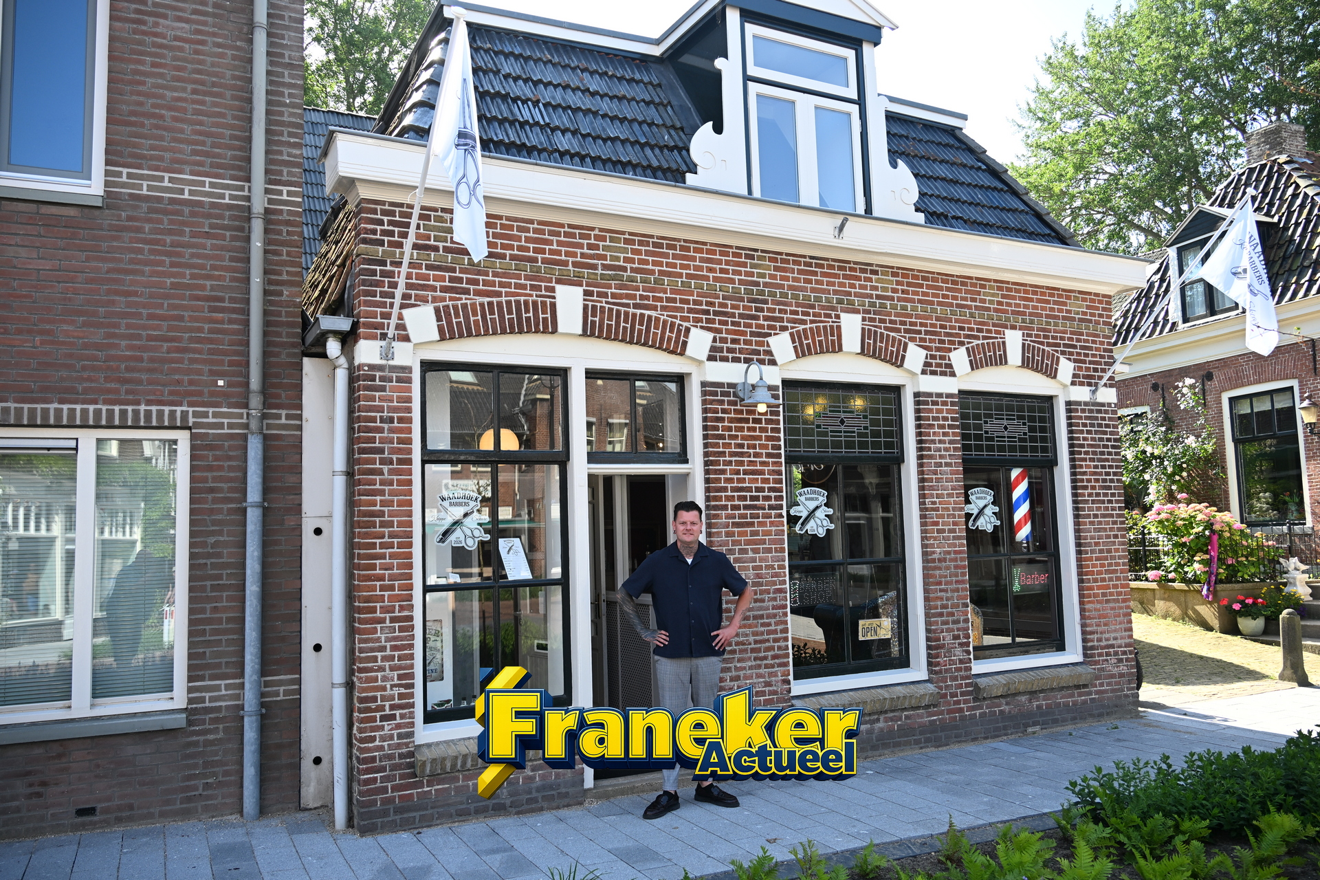 Nieuwe herensalon Waadhoek Barbers opent morgen de deuren in Franeker
