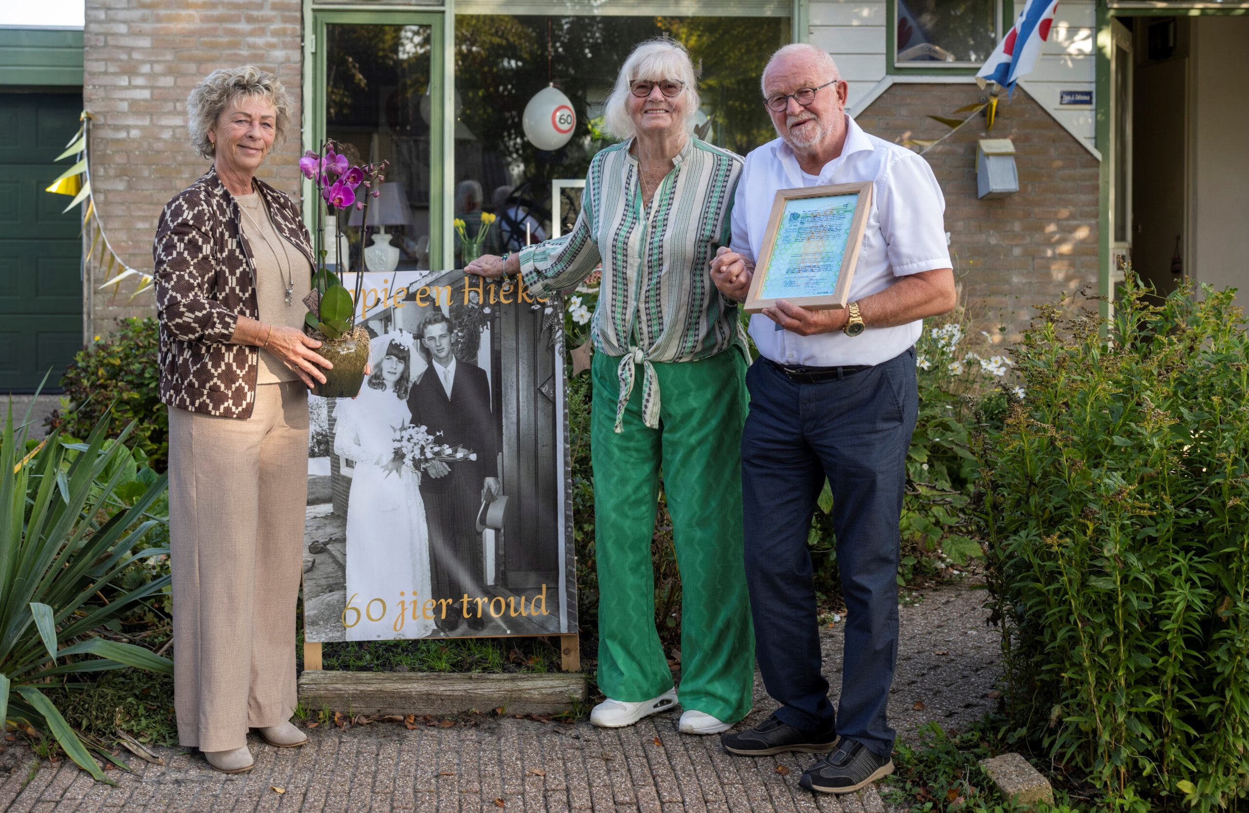 Jappie en Hieke Zittema vieren 60-jarig huwelijk